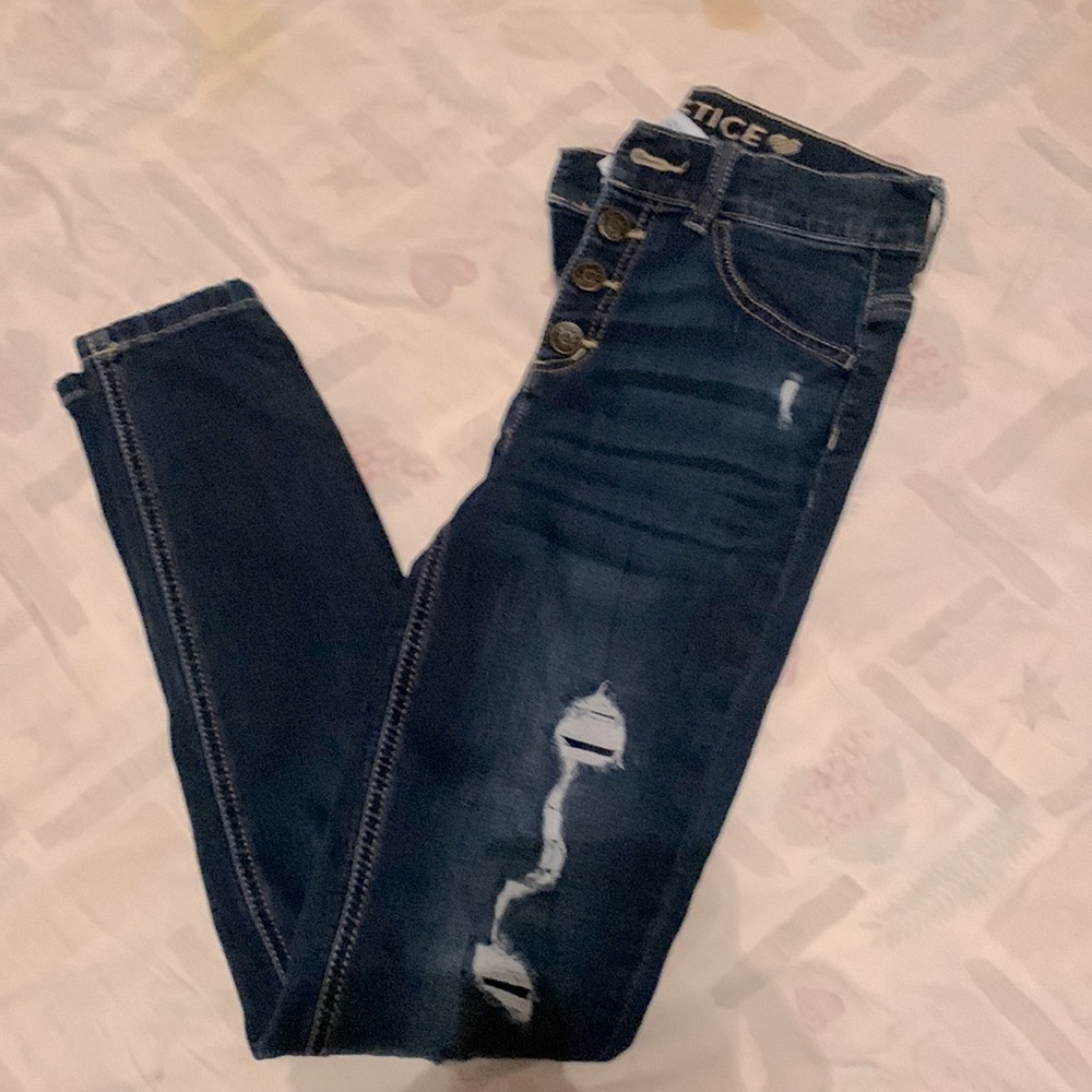 Justice high waisted jeans